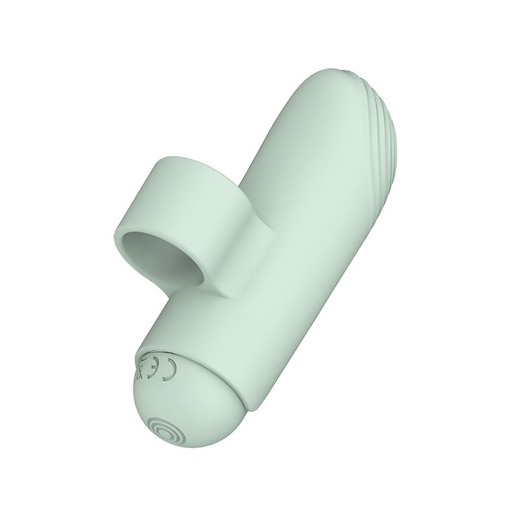 Dedal de dedo con la bala instalada para jugar con tu pareja o para tu propio juego.