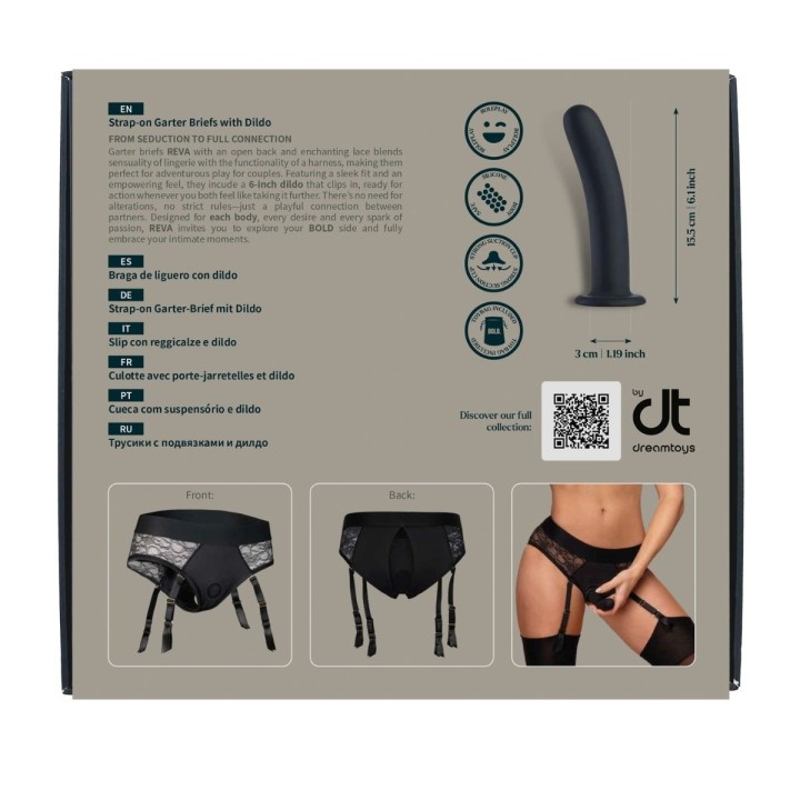 Vista trasera del packaging de Dream Toys para Reva.