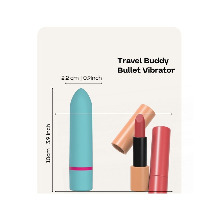 Medidas de la Bala Travel Buddy de Dream Toys