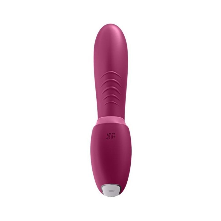 SATISFYER SUNRAY VIBRADOR INSERTABLE CON AIR PULSE, BERRY_LILA_