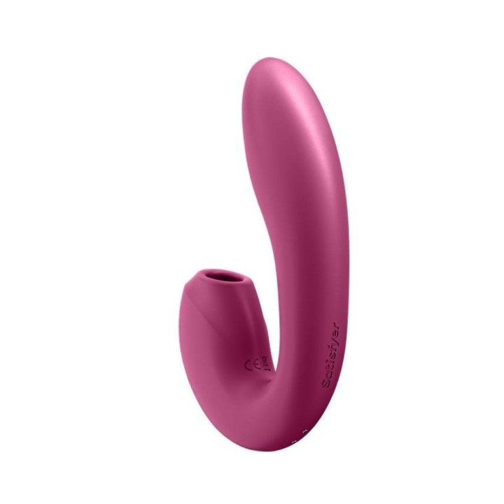 SATISFYER SUNRAY VIBRADOR INSERTABLE CON AIR PULSE, BERRY_LILA_