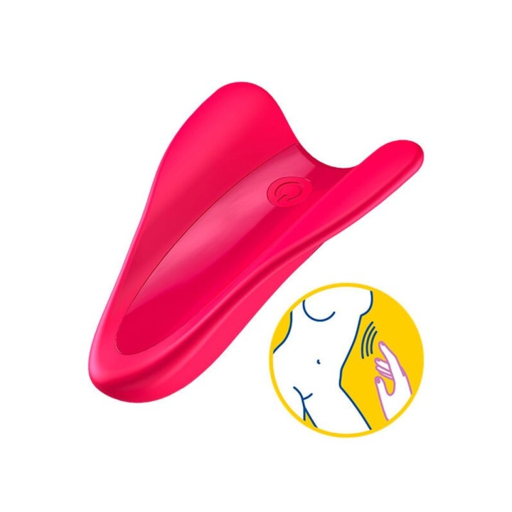 SATISFYER - HIGH FLY VIBRADOR DEDAL FUCHSIA