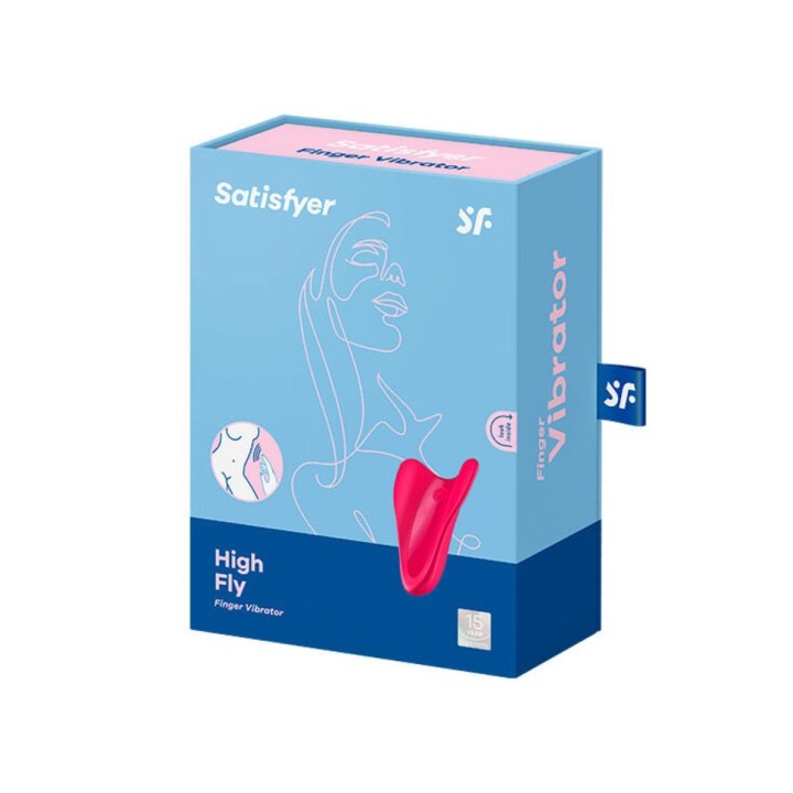 SATISFYER - HIGH FLY VIBRADOR DEDAL FUCHSIA