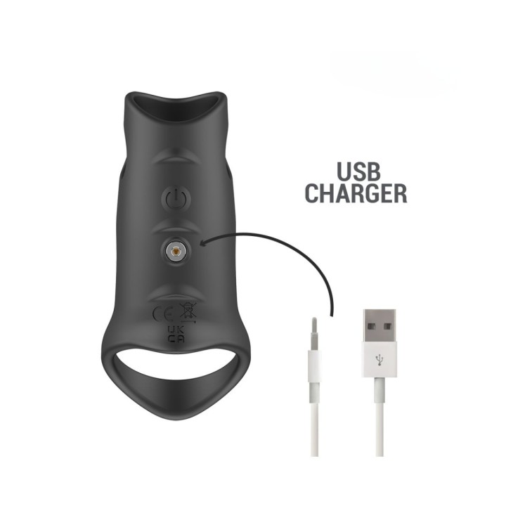 Jerome anillo pene se recarga con cable USB de Intense