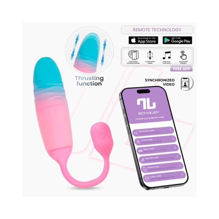 Detalle de la acción principal del Nexegg de Intoyou, el efecto thrusting puede ser controlado de forma normal y con la App.