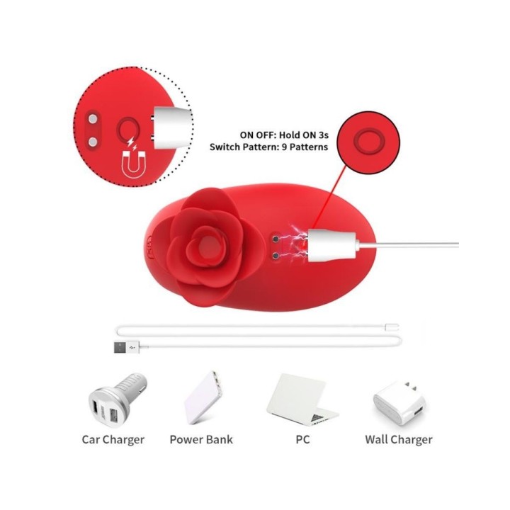 Recargable por USB - magnético para estar siempre disponible en tus juegos.
