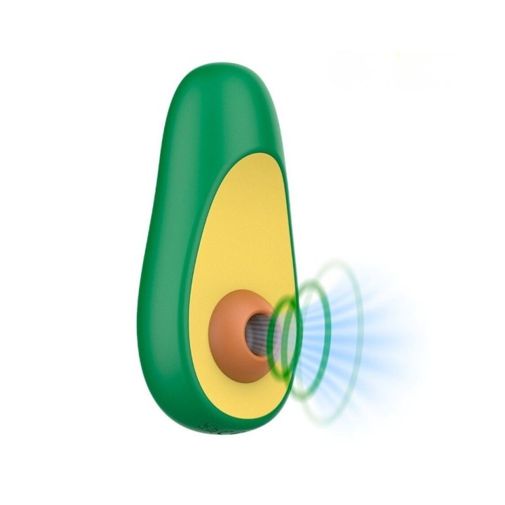 Waki succionador de clítoris de Intense con forma de aguacate.