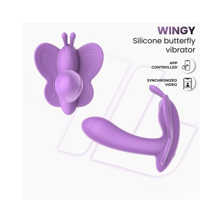 Vista de frente y del perfil de Wingy de Intoyou App Series.