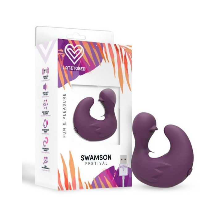 Packaging del dedal en forma de patito que se adapta a tu dedo para ejercer sus vibraciones al compás de tu placer
