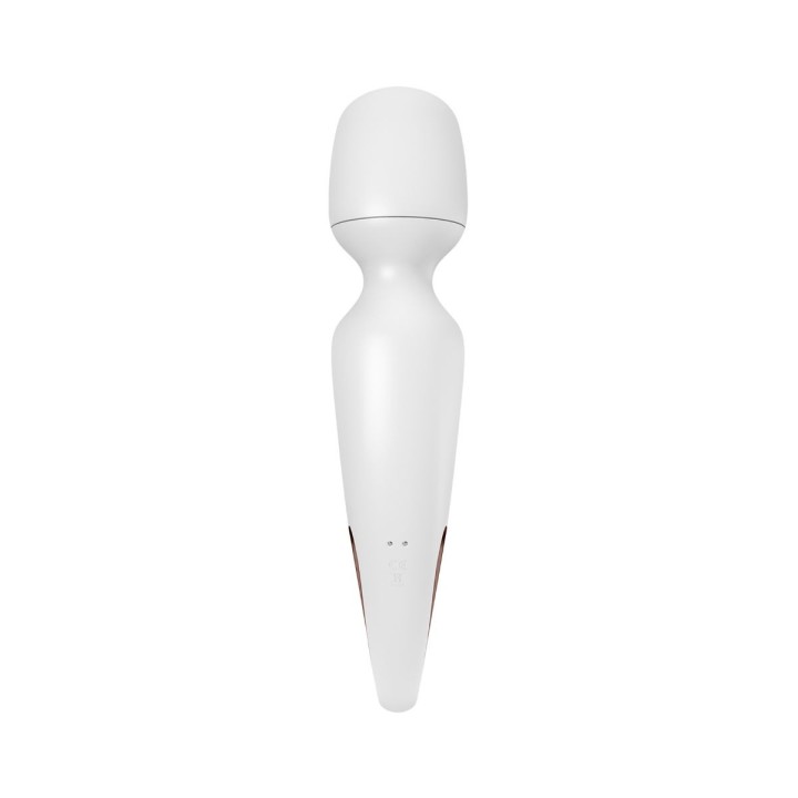 Trasera del Satisfyer Wand Erland con su recarga magnética.