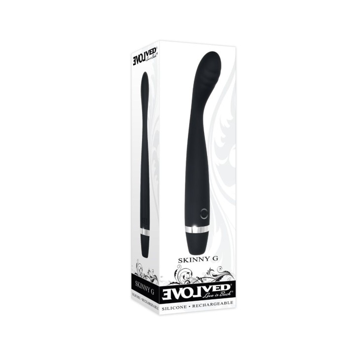 Packaging de Envolved con el vibrador Skinny