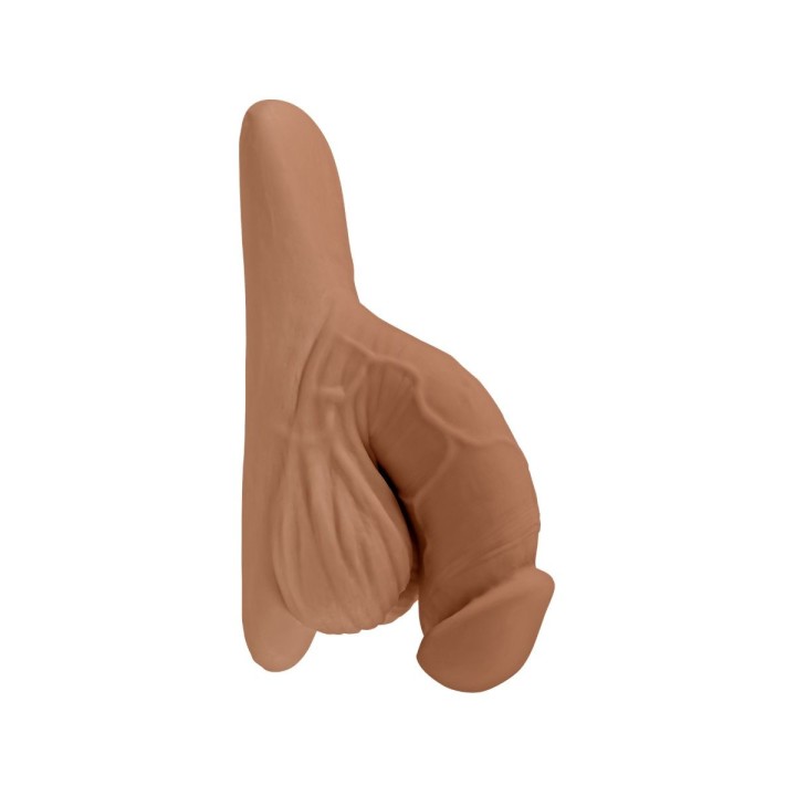 Vista de perfil del Packer de 4 pulgadas (10 cm) de color carne Moca de Envolved