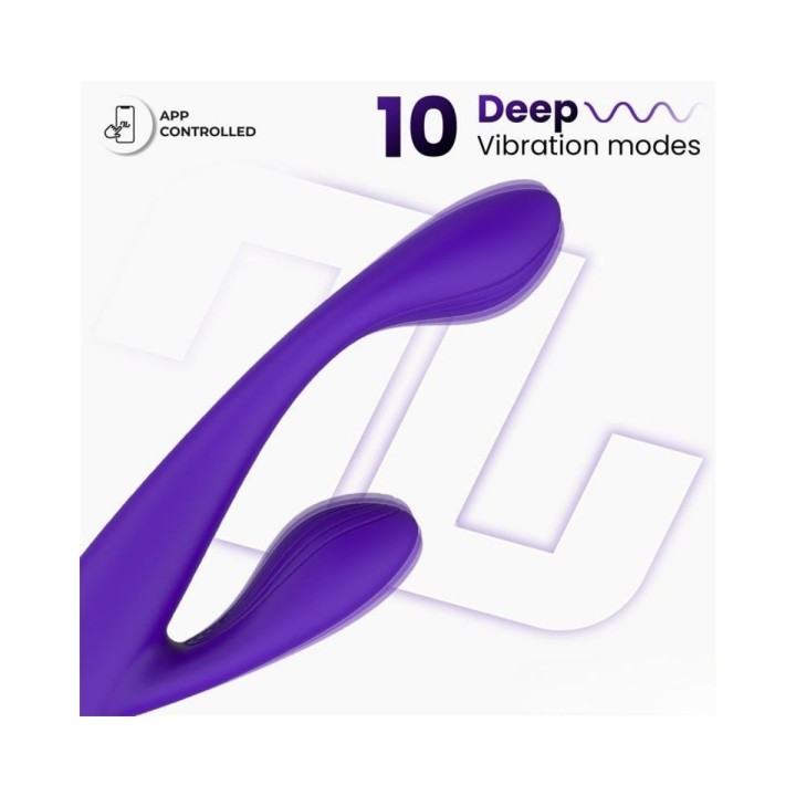 Detalle del cabezal de Lyra Rabbit el vibrador del punto G con App de Intoyou App Series