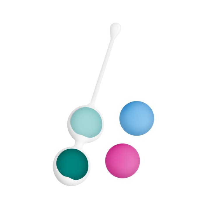 Happy Loky — Kegel Beads entrenamiento suelo pélvico — de pesos 15gr, 25gr, 35gr, 55gr.