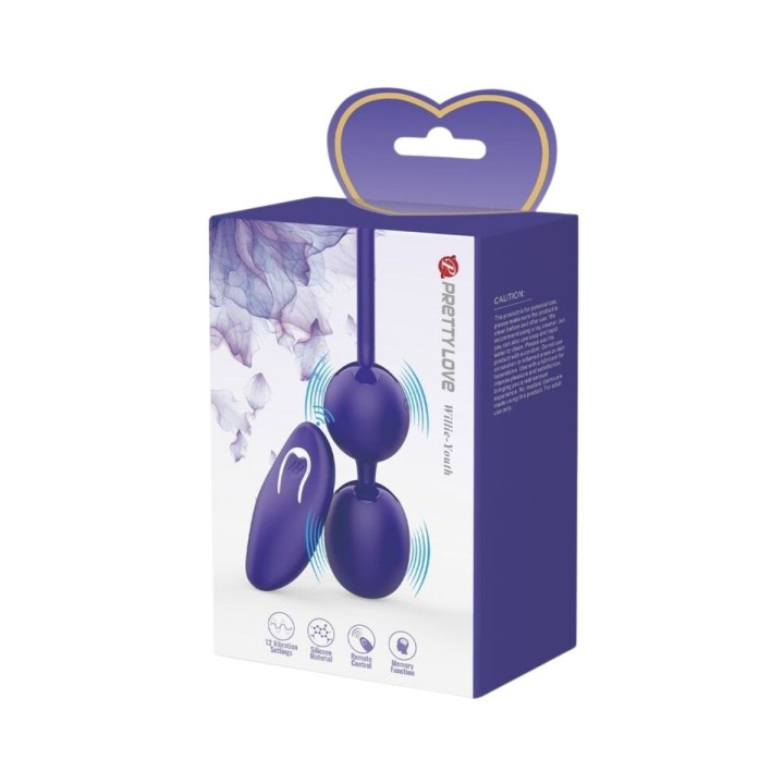 PRETTY LOVE - WILLIE YOUTH BOLAS CONTROL REMOTO & VIBRACION VIOLETA