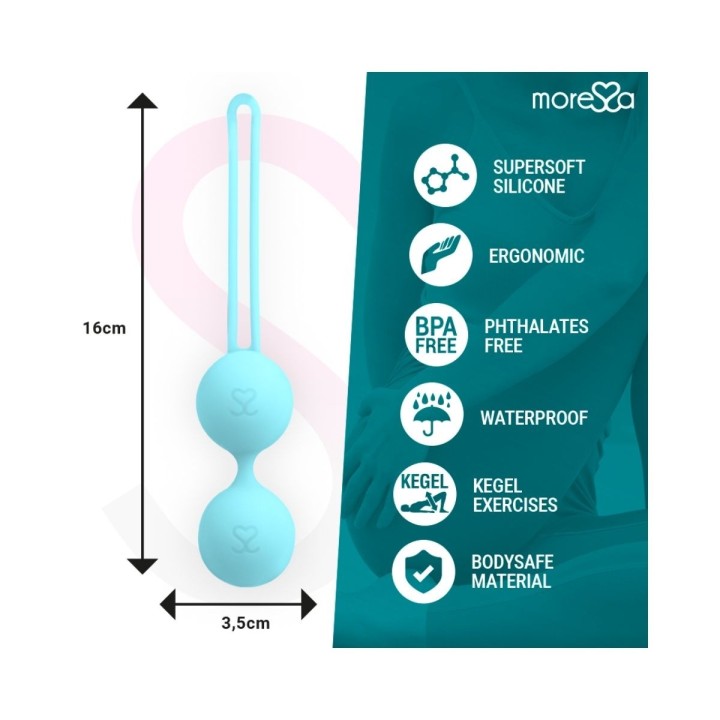 MORESSA - OSIAN TWO PREMIUM SILICONA TURQUESA