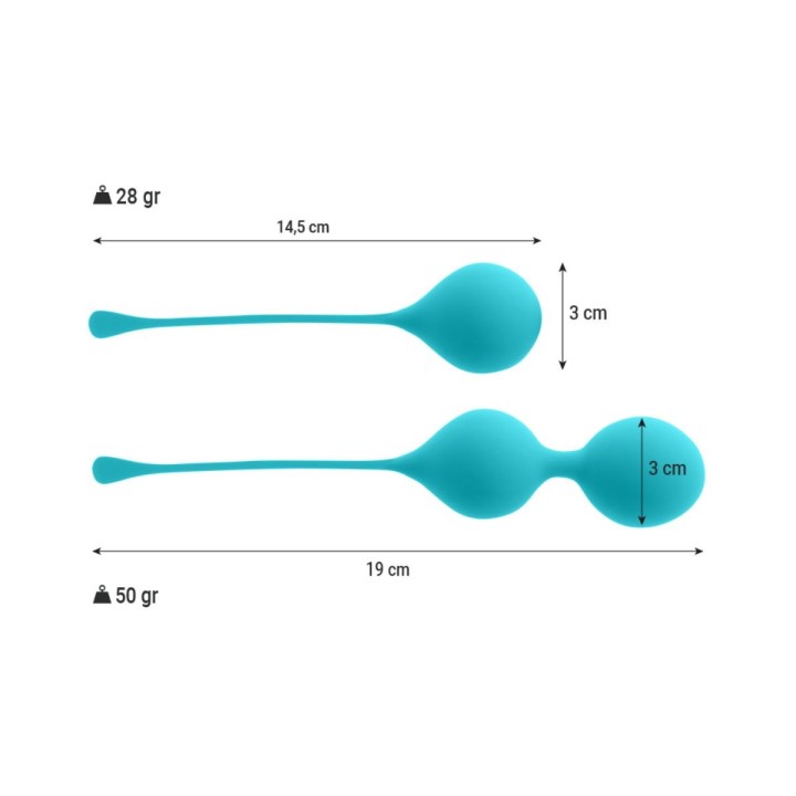 INTENSE - BOLAS KEGEL PACK KENDALL AZUL