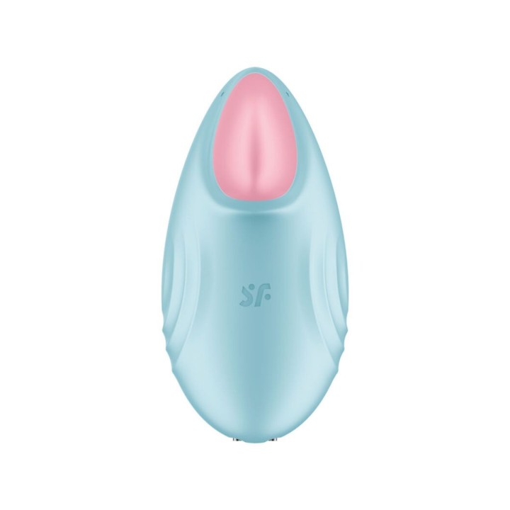 SATISFYER TROPICAL TIP VIBRADOR LAY-ON - AZUL