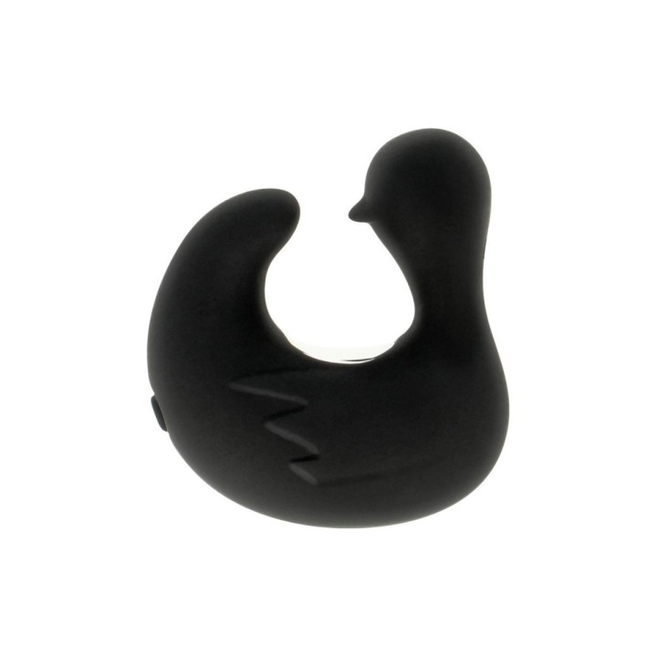 Black&Silver — Dedal Pato estimulador de silicona recargable Duckymania