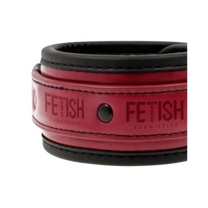FETISH SUBMISSIVE DARK ROOM ESPOSAS CUERO VEGANO CON FORRO DE NEOPRENO FETISH SUBMISSIVE DARK ROOM HANDCUFFS VEGAN LEATHER WITH