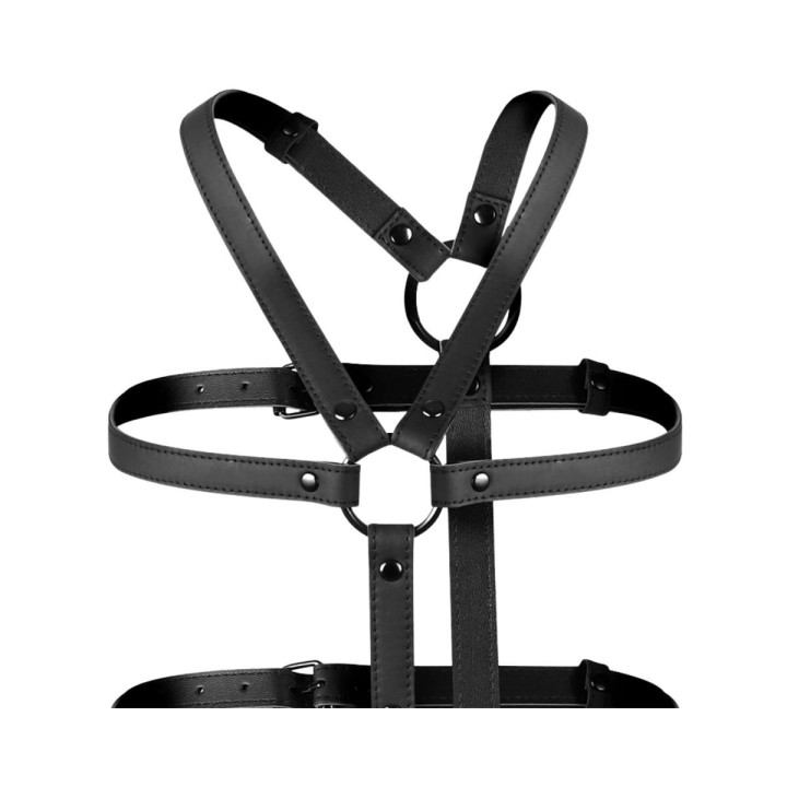 FETISH SUBMISSIVE BONDAGE - ARNÉS AJUSTABLE TORSO Y BRAZOS