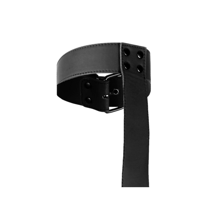 FETISH SUBMISSIVE BONDAGE - CONJUNTO DE SUJECIÓN PARA EL CUERPO DE CUELLO Y MUÑEQUERAS