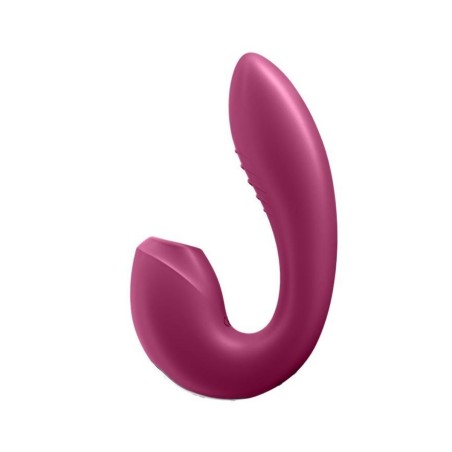 SATISFYER SUNRAY VIBRADOR INSERTABLE CON AIR PULSE, BERRY_LILA_