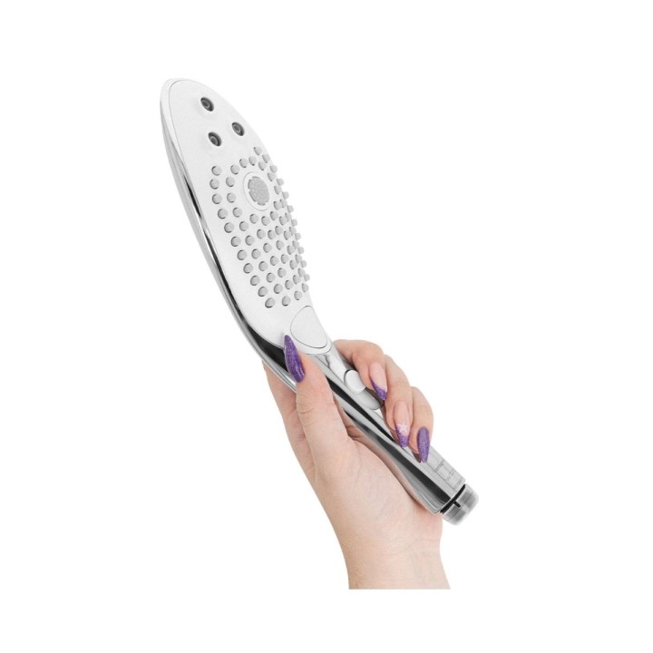 Medida visual del tamaño del cabezal de ducha wave, de Womanizer