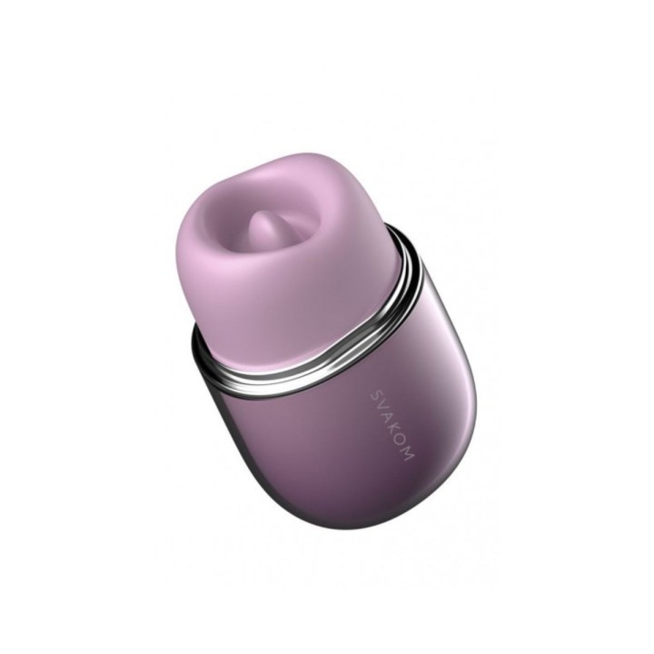 Klitty es un estimulador de clítoris con lamido y succión, con un diseño discreto, coqueto y muy apañado de Svakom