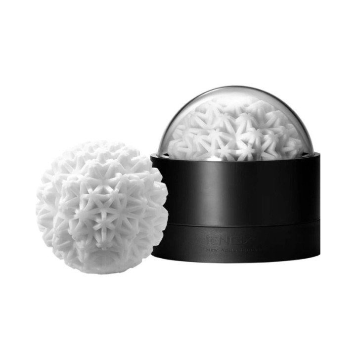 Presentación del Geo Coral blanco en su packaging oficial de Tenga