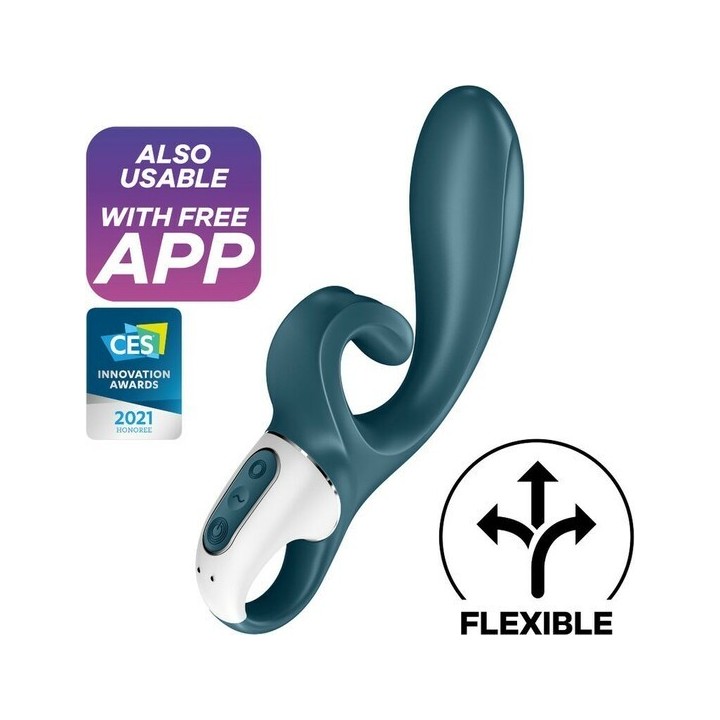 SATISFYER HUG ME VIBRADOR RABBIT - ROSA