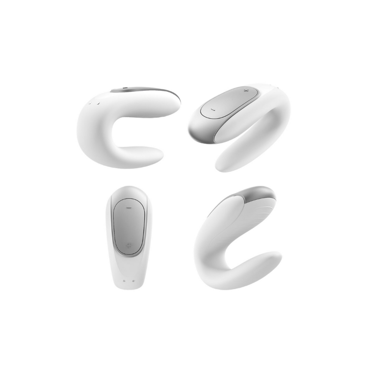 Satisfyer Double fun violeta - negro - blanco