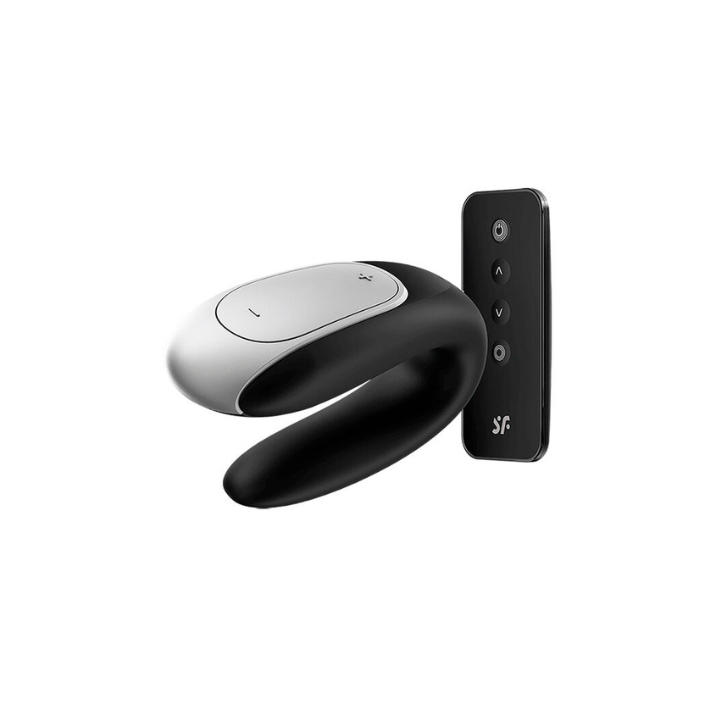 Satisfyer Double fun violeta - negro - blanco