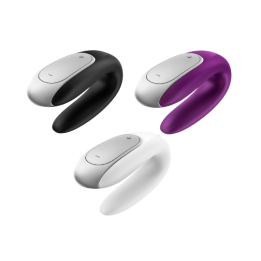 Satisfyer Double fun violeta - negro - blanco