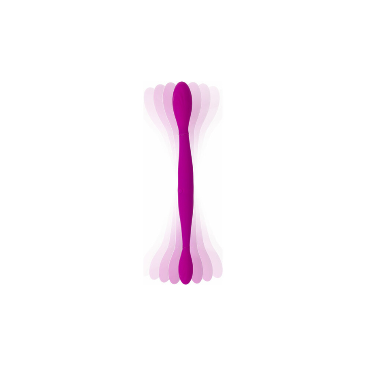 INFINITY DILDO DOBLE CON VIBRACIÓN - ROSA