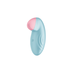 SATISFYER TROPICAL TIP VIBRADOR LAY-ON - AZUL