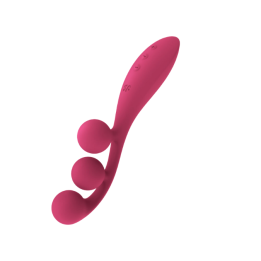SATISFYER TRI BALL 1 MULTI VIBRADOR - ROJO