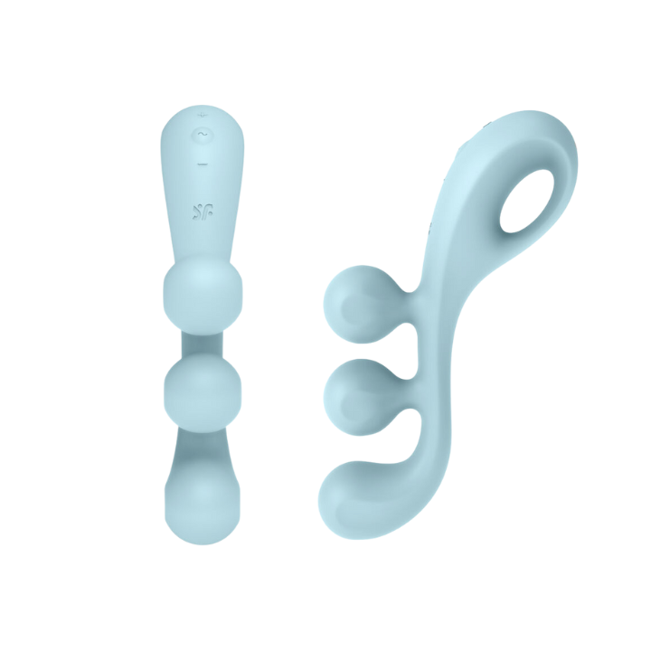 SATISFYER TRI BALL 2 MULTI VIBRADOR - AZUL