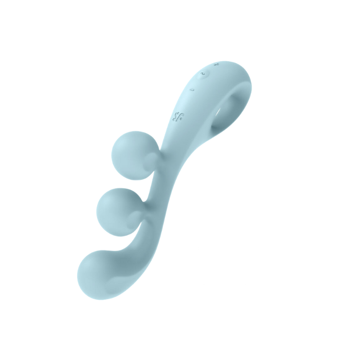 SATISFYER TRI BALL 2 MULTI VIBRADOR - AZUL