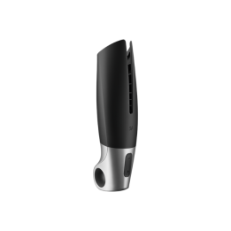 SATISFYER POWER MASTURBATOR - NEGRO Y PLATA
