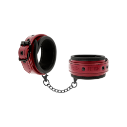FETISH SUBMISSIVE DARK ROOM ESPOSAS CUERO VEGANO CON FORRO DE NEOPRENO FETISH SUBMISSIVE DARK ROOM HANDCUFFS VEGAN LEATHER WITH