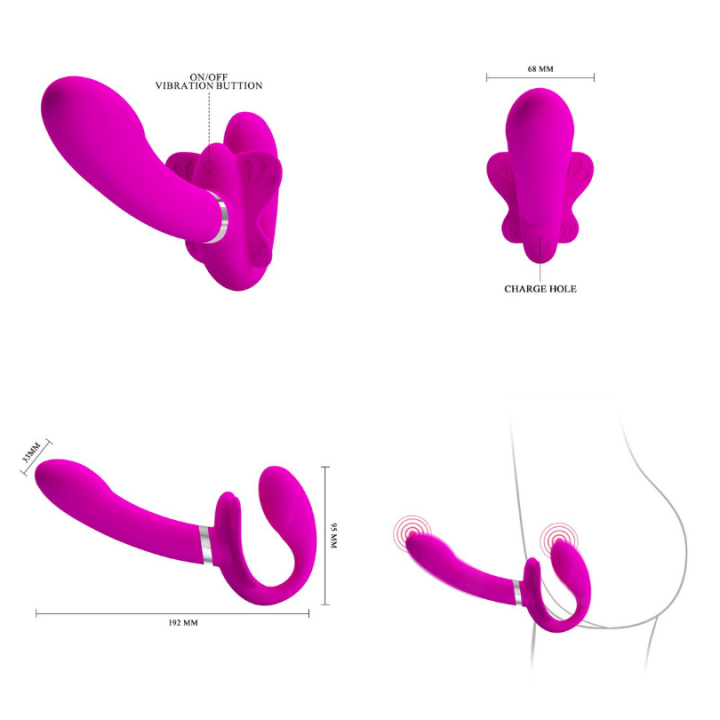 VALERIE VIBRADOR PARA PAREJAS SIN ARNÉS USB