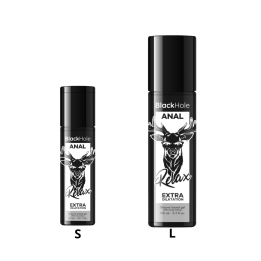 Portada principal de los 2 envases del Lubricante silicona de BlackHole