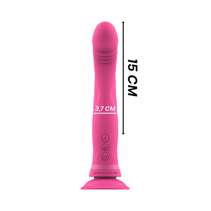 INTENSE™ - MICHELANGELO DILDO VIBRADOR SILICONA ROSA