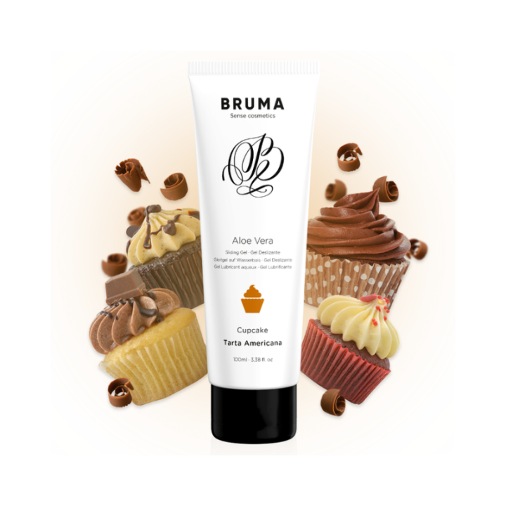 BRUMA™ - GEL DESLIZANTE CON ALOE VERA SABOR A TARTA AMERICANA 100 ML