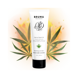 BRUMA™ - GEL DESLIZANTE CON ACEITE DE SEMILLA EFECTO CALOR SABOR CANNABIS 100 ML