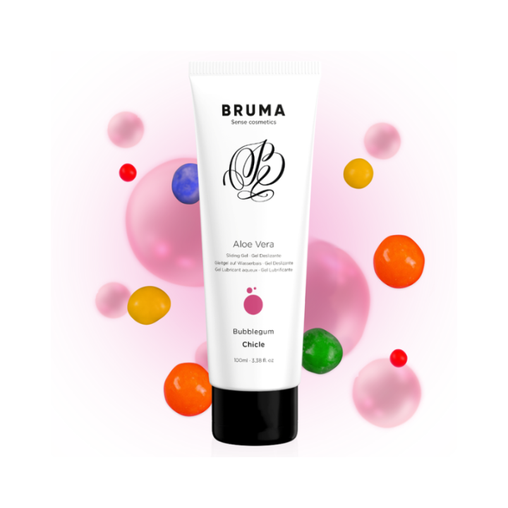 BRUMA™ - GEL DESLIZANTE CON ALOE VERA SABOR A CHICLE 100 ML
