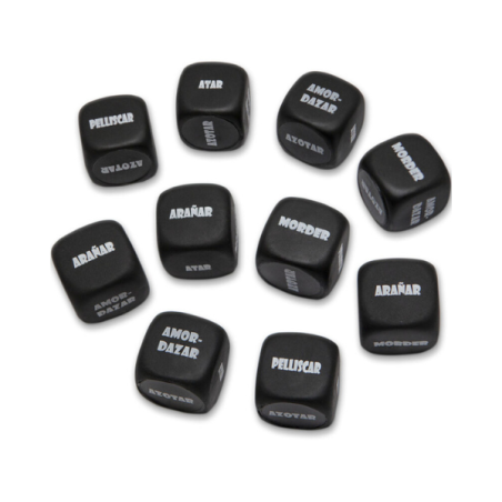 DIABLO PICANTE - DADO NEGRO SADO 3 x 3 MM