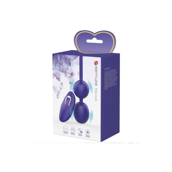 PRETTY LOVE - WILLIE YOUTH BOLAS CONTROL REMOTO & VIBRACION VIOLETA