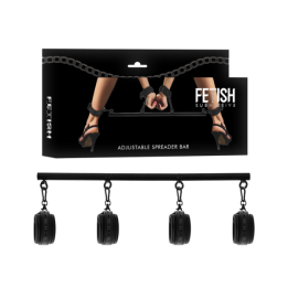 FETISH SUBMISSIVE BONDAGE - BARRA SEPARADORA AJUSTABLE 4 PIEZAS